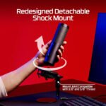 ⁦ميكروفون HyperX QuadCast 2 S USB للألعاب والبث – أسود⁩ - الصورة ⁦13⁩