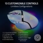 ماوس الألعاب اللاسلكي ريزر باسيليسك V3 برو  بدقة 35 ألف نقطة في البوصة - أبيض RZ01-05240200-R3G1 - Image 6