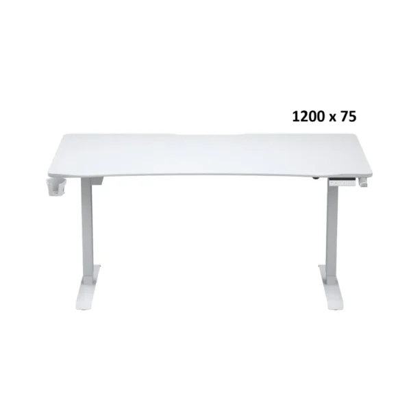 AndaSeat 120 Xtreme Series Gaming Desk Electric Height Adjustment, White