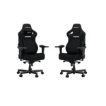 ⁦AndaSeat Kaiser 4 Series (XL) – Linen Fabric, Gaming Chair  – Black⁩ - الصورة ⁦2⁩