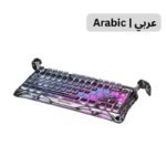 جرافاستار ميركوري كي ١ برو كيبورد ألعاب ميكانيكي لاسلكي عربي إصدار خاص سايبربانك بنسبة ٧٥٪