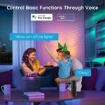 ⁦جوفي شريط إضاءة Wi-Fi RGB LED (16.4 قدم (5 م) × 2 لفات) - H6110⁩ - الصورة ⁦8⁩