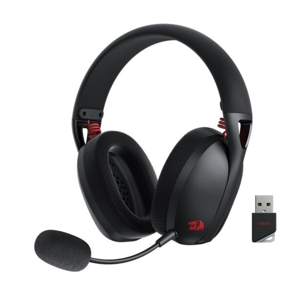 Redragon Ire Pro H848 Ultra-Light Wireless Gaming Headset, Black