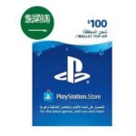 بطاقة هدايا متجر بلايستيشن بقيمة 100 دولار – السعودية (يتم الإرسال عبر SMS)