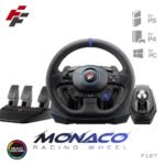 عجلة سباقات FlashFire F127 Monaco مع ناقل حركة ودواسات متوافقة مع البي سي , و البلايستيشن 4 و 5