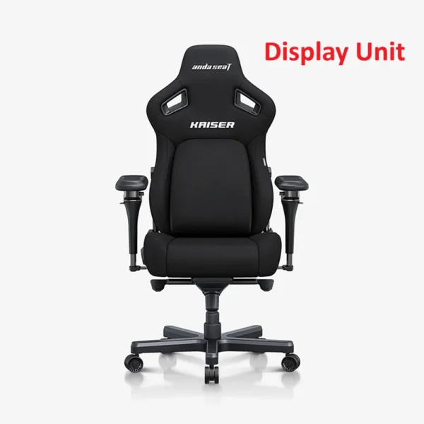 AndaSeat Kaiser 4 Series (XL) – Linen Fabric, Gaming Chair  – Black (Display Unit)