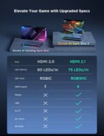 ⁦طقم جوفيGovee AI Sync Box Kit 2 لأجهزة التلفزيون مقاس ٥٥ إلى ٦٥ بوصة - إتش ٨٦٠٤ بي ١٢⁩ - الصورة ⁦14⁩