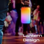 ⁦بروميت مكبر صوت لاسلكي عالي الدقة بقوة عشرين واط مع إضاءة متعددة الألوان وبلوتوث إصدار خمسة فاصلة ثلاثة, أسود⁩ - الصورة ⁦6⁩