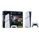 وحدة تحكم PS5 Slim الرقمية مع حزمة قسيمة EA FC 26