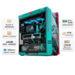 كمبيوتر ألعاب إصدار هاتسوني ميكو بمعالج رايزن 9 9950 إكس 3 دي، كارت شاشة آر تي إكس 5090 بسعة 32 جيجابايت، رامات 64 جيجابايت دي دي آر 5 بسرعة 6000 ميجاهرتز، هارد إس إس دي بسعة 4 تيرابايت من نوع إن في إم إي، ويندوز 11 برو