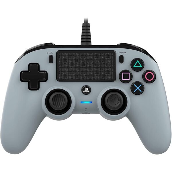Compact Wired Controller by Nacon for PlayStation 4 – Gray