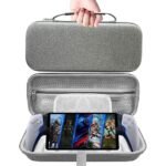 حزمة مشغل PlayStation Portal Remote لجهاز PS5 مع حقيبة تخزين DOBE Fibric - رمادي - Image 4