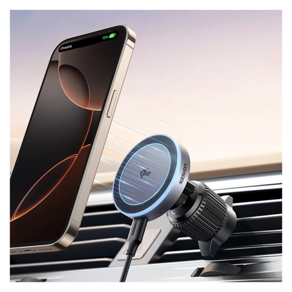 ChatGPT said: UGREEN 15-watt Wireless Magnetic Car Charger – Model W708