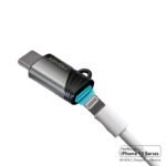 بروميت محول شحن سريع للغاية من لايتنينج إلى USB-C، رمادي - Image 2
