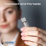 بروميت محول شحن سريع للغاية من لايتنينج إلى USB-C، رمادي - Image 6
