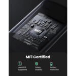 ⁦يوجرين – كابل USB-C إلى Lightning M/M مطلي بالنيكل وغطاء ABS بطول 1 متر (أسود)US171⁩ - الصورة ⁦3⁩