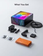 ⁦إضاءة خلفية للتلفزيون Govee Envisual 3 Lite (مقاس 75~85 بوصة) – الموديل: H60992D2⁩ - الصورة ⁦4⁩