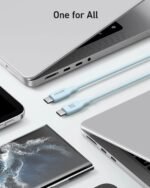 كابل أنكر 544 USB-C إلى USB-C 140 وات (قائم على أساس حيوي) (0.9 م/3 قدم) - أزرق A80F1H31 - Image 2