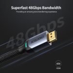 كيبل شووتيك 8K بطول 2 متر HDMI إلى HDMI - أسود XHH01 - Image 6
