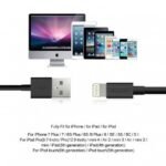 ⁦كيبل CHOETECH USB A لايتنينج بطول 2 متر - أسود⁩ - الصورة ⁦3⁩