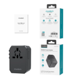 شاحن حائط للسفر PD45W 2C+2A من Choetech - أسود - Image 5