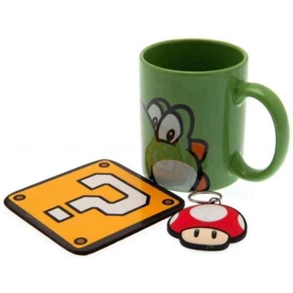 BMD Super Mario Yoshi Gift Set (Fig. + Key + Coaster)