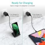 حامل شاحن لاسلكي 15 واط من Choetech - أسود T555-F-101ABBK - Image 5