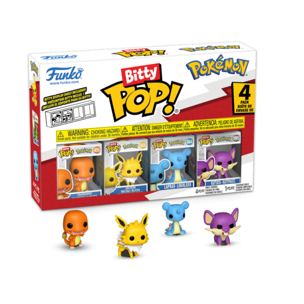 Bitty Pop! Games: Pokemon - Charmander 4pk