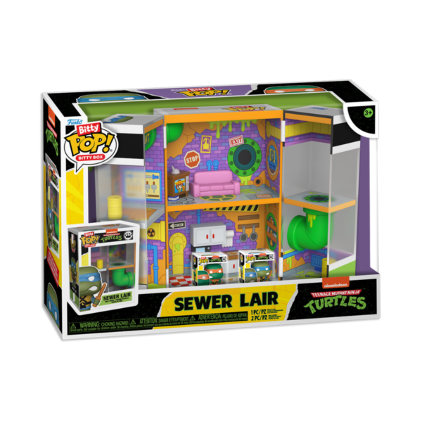 Bitty Boxes! Animation: Teenage Mutant Ninja Turtle - Sewer Lair