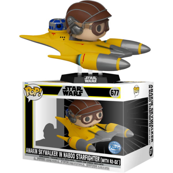 Pop Ride Super DLX! Star Wars: Anakin in Naboo Starfighter (Exc)
