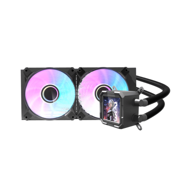 Dark Flash Liquid CPU Cooler, Wave Series DV 240S, All-in-One, 240 mm