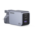 شاحن سريع UGREEN Nexode Pro 65W بثلاثة منافذ GaN - إصدار المملكة المتحدة 25872 - Image 4