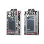 ⁦ويكوم WP-323 10000mAh بايونير سيريس اكسبلور شاحن متنقل سريع 22.5 واط مع كيبل - أسود⁩ - الصورة ⁦2⁩