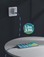 راف باور RP-CB1037B كابل USB-C إلى USB-C بقوة 60 واط بطول 1.2 متر أسود - Image 2