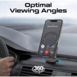 ⁦بروميت حامل هاتف مع دوران 360 درجة متوافق مع ماج سيف • تثبيت آمن مضاد للانزلاق - رمادي⁩ - الصورة ⁦3⁩