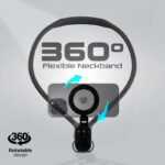 ⁦بروميت حامل هاتف للرقبة متوافق مع ماج سيف للاستخدام بدون يدين - أسود⁩ - الصورة ⁦2⁩