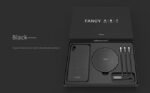 ⁦مجموعة Nillken Fancy Set كابل شحن لاسلكي 3 في 1 وحافظة سوداء متوافقة مع هاتف Iphone XS⁩ - الصورة ⁦3⁩