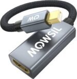 محول موسيل من HDMI إلى VGA | محول عالي الدقة 1080p يعمل بتقنية التوصيل والتشغيل لأجهزة الكمبيوتر الشخصية، وأجهزة الكمبيوتر المحمولة، وأجهزة العرض، والشاشات