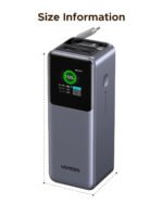 باور بنك يوغرين نيكسود بسعة 20000 مللي أمبير وقوة 165 واط مع كابل USB-C قابل للسحب - PB726 - Image 9
