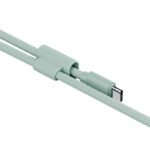 ⁦كابل Energea LASSO LANYARD C-C بسرعة 480 ميجابت في الثانية، وقوة 240 واط، مع بطاقة حبل بطول 1.5 متر - زيتوني⁩ - الصورة ⁦3⁩