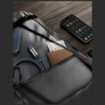 Energea Sheath Travel 2-IN-1 USB-C إلى USB-C + USB-A بسرعة 480 ميجا بت في الثانية مع كابل 60 وات بطول 1.2 متر - أزرق - Image 4