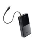 ⁦بنك طاقة Baseus EnerFill FC51 Bipow2 Pro بشاشة عرض رقمية وكابل مدمج، سعة 10000 مللي أمبير، قدرة 22.5 واط - أسود كوني⁩ - الصورة ⁦3⁩