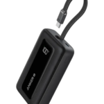 باور بانك أنكر زولو (10000 مللى امبير ، 30 وات، كابل USB-C مدمج) - أسود