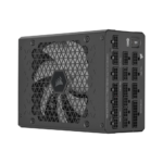 مزود الطاقة CORSAIR HX1500i Platinum ATX 1500 واط، منخفض الضوضاء بالكامل، ومُصمم حسب الطلب (المملكة المتحدة) - أسود - Image 4