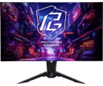 از روك شاشة العاب مسطحه حجم 32 انش 4K/UHD 240Hz & FHD 480Hz , زمن الاستجابة 0.03 م تانيه, دعم HDMI 2.1, مع تقنية FreeSync Premium Pro - اسود