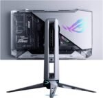 ⁦شاشة ألعاب ASUS ROG Swift OLED PG27AQWP-W مقاس 27 بوصة (26.5 بوصة قابلة للرؤية) TrueBlack لامعة بنظام Tandem OLED، وضع مزدوج (QHD عند 540Hz، HD عند 720Hz)، زمن استجابة 0.02 مللي ثانية (GTG)، متوافقة مع G-SYNC⁩ - الصورة ⁦3⁩