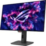 ⁦شاشة ألعاب مسطحة Asus Rog Strix OLED XG27AQWMG مقاس 27 بوصة، بدقة 2K QHD (2560 × 1440)، ومعدل تحديث 280 هرتز، وزمن استجابة 0.03 مللي ثانية، وتقنية TrueBlack Glossy WOLED، ومعيار VESA DisplayHDR، ومنفذ HDMI 2.1.⁩ - الصورة ⁦2⁩