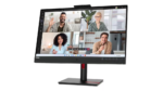 شاشة لينوفو ثينك فيجن T27hv-30 27 بوصة QHD بتقنية VoIP USB-C مع USB Type-C +HDMI 2.1 + DP 1.4 + Dpout + إيثرنت، وميكروفون مدمج، وحامل قابل لتعديل الارتفاع والدوران - لون أسود غامق، ضمان 3 سنوات - Image 3