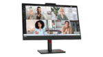شاشة لينوفو ثينك فيجن T27hv-30 27 بوصة QHD بتقنية VoIP USB-C مع USB Type-C +HDMI 2.1 + DP 1.4 + Dpout + إيثرنت، وميكروفون مدمج، وحامل قابل لتعديل الارتفاع والدوران - لون أسود غامق، ضمان 3 سنوات - Image 4