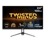 شاشة ألعاب تويستد مايندز 24 بوصة، FHD، 100 هرتز، IPS، 1 مللي ثانية TM24FHD100IPS